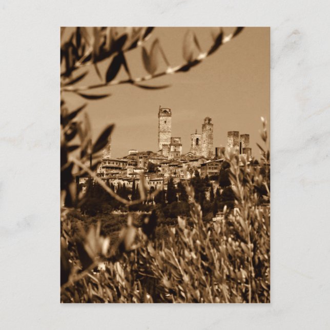 San Gimignano Postcard (Front)