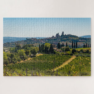 San Gimignano skyline, Tuscany, Italy Jigsaw Puzzle