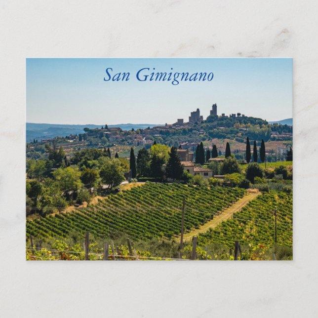 San Gimignano skyline,Tuscany, Italy Post Postcard (Front)