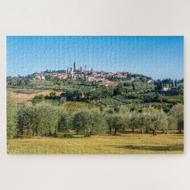 San Gimignano skyline view, Tuscany Jigsaw Puzzle (Horizontal)
