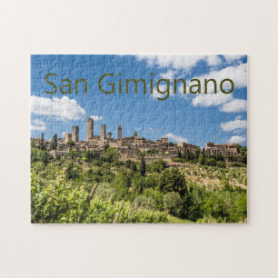 San Gimignano Tuscany Italy Panorama Souvenir Jigsaw Puzzle