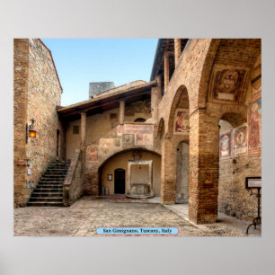San Gimignano, Tuscany, Italy Poster