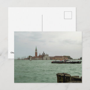 San Giorgio Maggiore Church & Venetian Lagoon Postcard