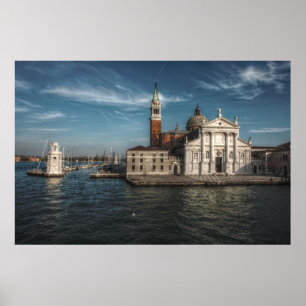 San Giorgio Maggiore Church Venice Italy Poster