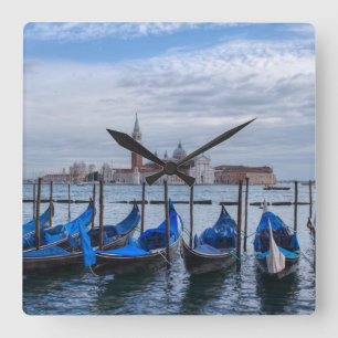 San Giorgio Maggiore Venice Italy Square Wall Clock