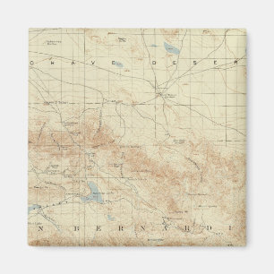 San Gorgonio quadrangle showing San Andreas Rift Magnet