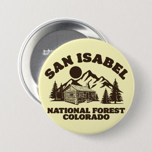 San Isabel National Forest Colorado 7.5 Cm Round Badge