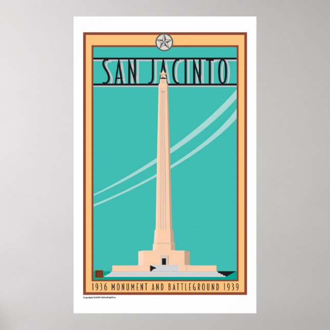 San Jacinto Monument-Poster Poster (Front)