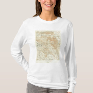 San Jacinto quadrangle showing San Andreas Rift T-Shirt
