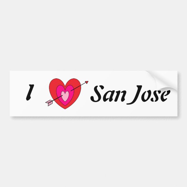 San Jose Bumper Sticker* Bumper Sticker (Front)