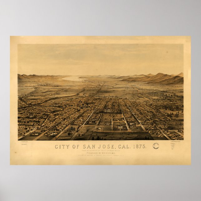 San Jose, California (1875) Poster (Front)