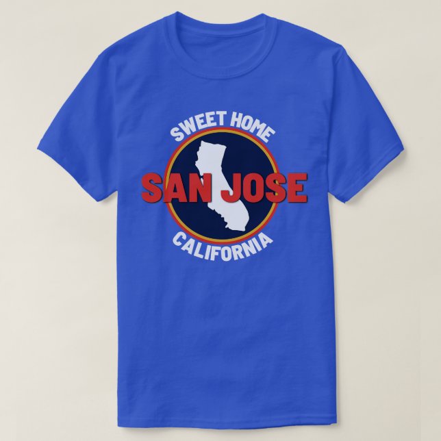 San Jose California 1 T-Shirt (Design Front)