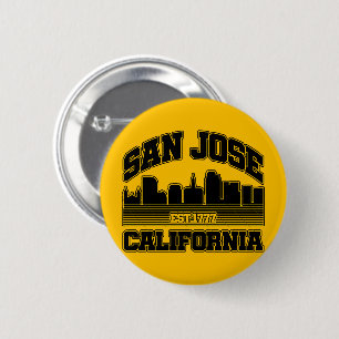 San Jose, California 6 Cm Round Badge