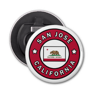 San Jose California Bottle Opener