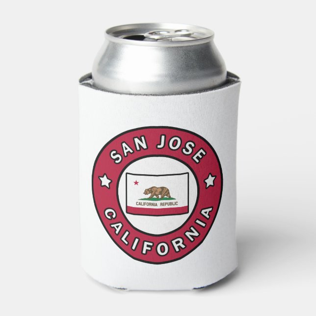 San Jose California Can Cooler (Can Front)