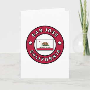 San Jose California Card