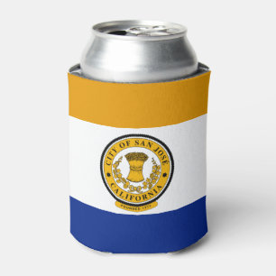 San Jose (California) city flag Can Cooler