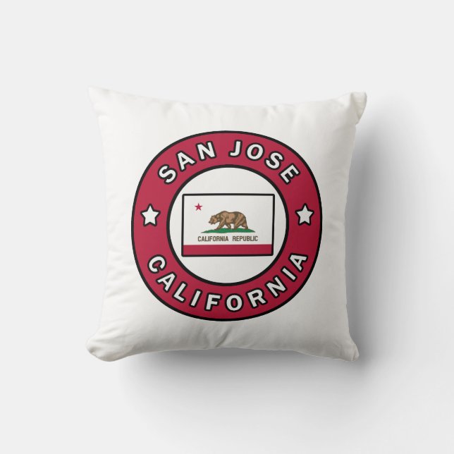 San Jose California Cushion (Front)