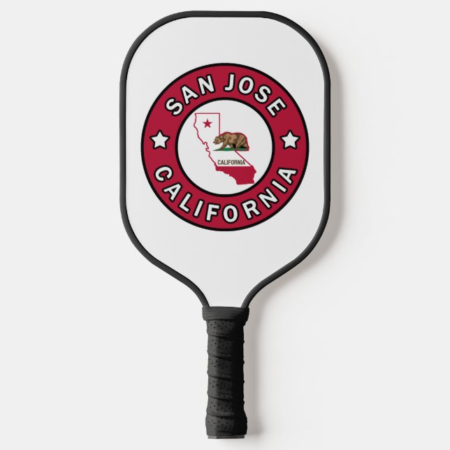 San Jose California Pickleball Paddle (Front)
