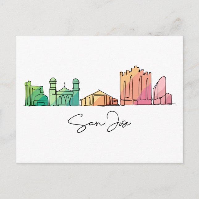 San Jose CALIFORNIA Postcard (Front)