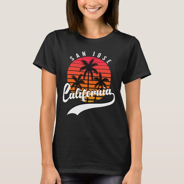 San Jose, California Sunset Women's T-Shirt (Front)