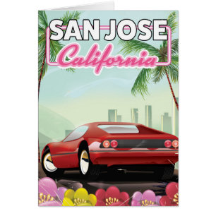 San Jose, California travel poster