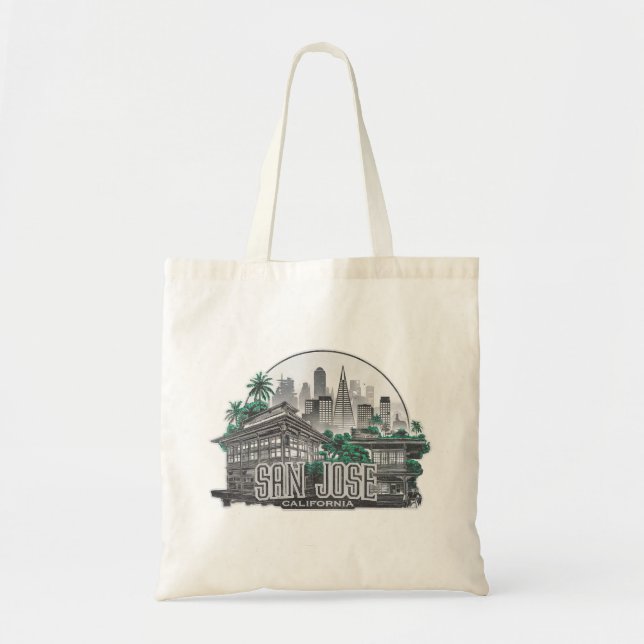 San Jose City California USA Tote Bag (Front)