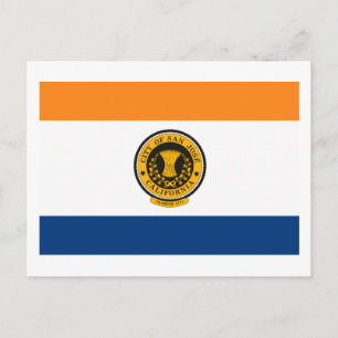 San Jose Flag Postcard