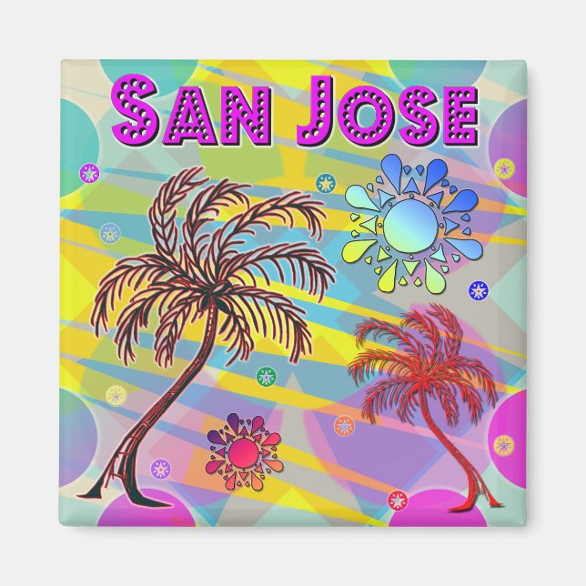 San Jose Happy and Hope Magnet (Front)