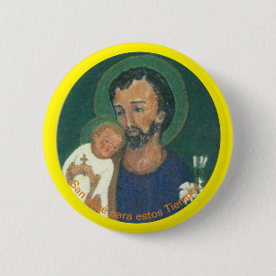 San José para estos Tiempos 6 Cm Round Badge
