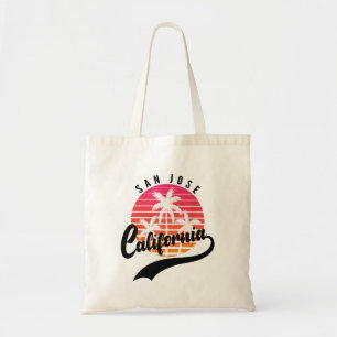 San Jose Retro Sunset Tote Bag