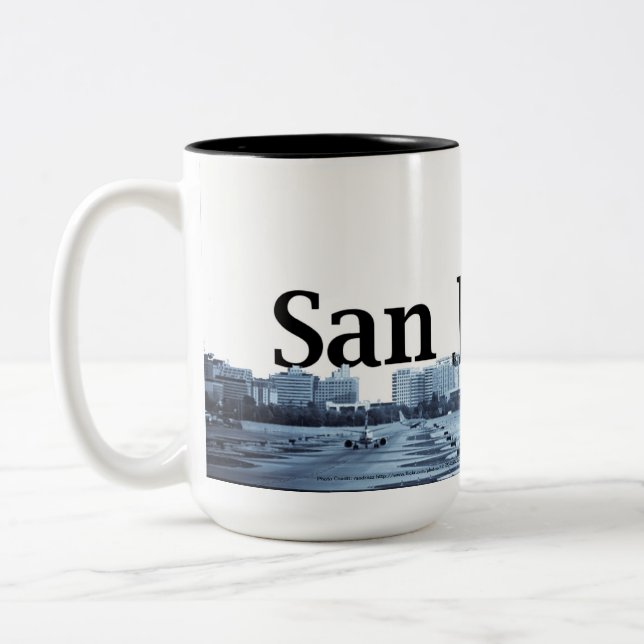 San Jose Skyline Wrap Around Mug (Left)