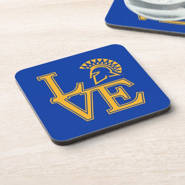 San Jose State Love Coaster (Left Side)
