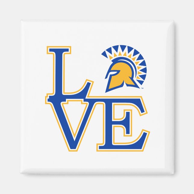 San Jose State Love Magnet (Front)
