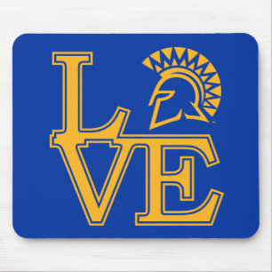 San Jose State Love Mouse Pad