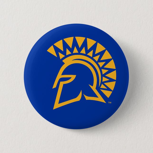San Jose State Spartans 6 Cm Round Badge (Front)