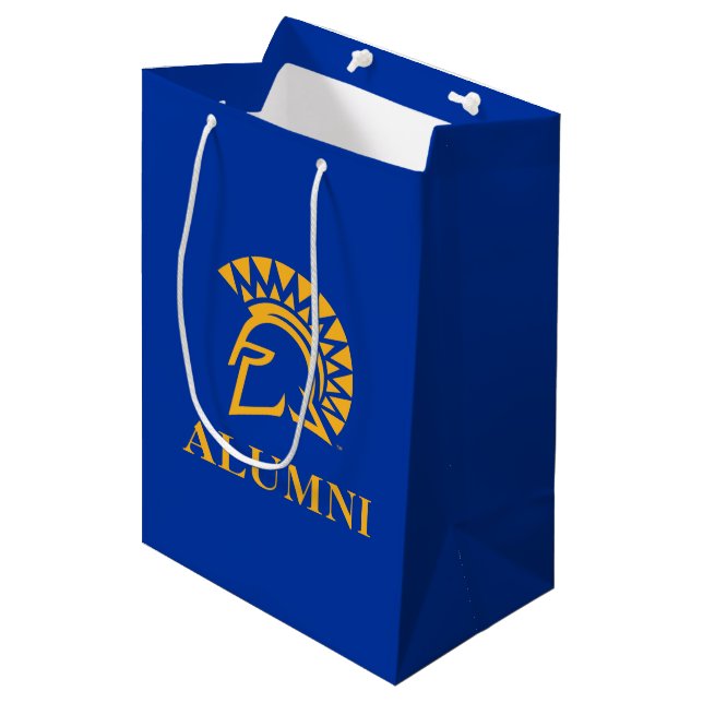San Jose State Spartans Alumni Medium Gift Bag (Front Angled)