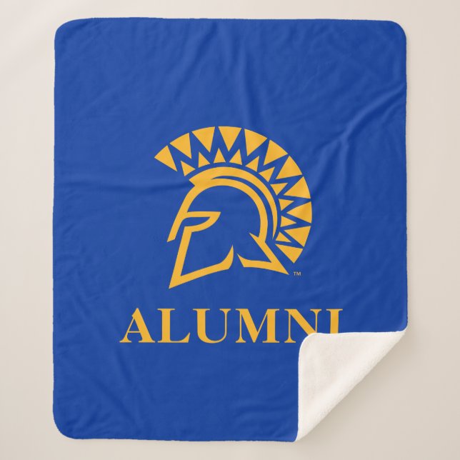 San Jose State Spartans Alumni Sherpa Blanket (Front)