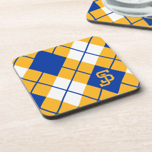 San Jose State Spartans argyle Coaster