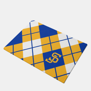 San Jose State Spartans argyle Doormat