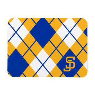 San Jose State Spartans argyle Magnet