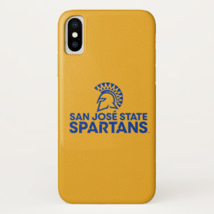 San Jose State Spartans Carbon Fibre Pattern iPhone X Case
