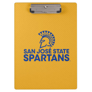 San Jose State Spartans Carbon Fibre Pattern Clipboard