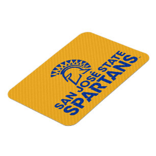 San Jose State Spartans Carbon Fibre Pattern Magnet