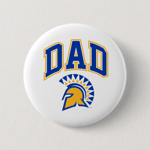 San Jose State Spartans Dad 6 Cm Round Badge