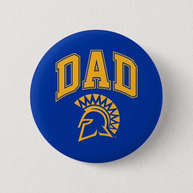 San Jose State Spartans Dad 6 Cm Round Badge (Front)