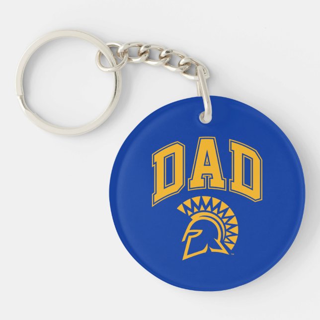 San Jose State Spartans Dad Key Ring (Front)