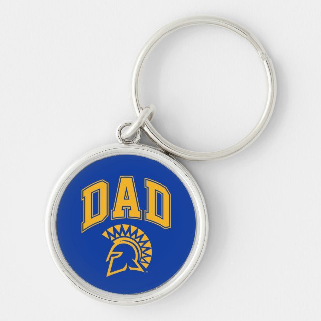 San Jose State Spartans Dad Key Ring (Front)