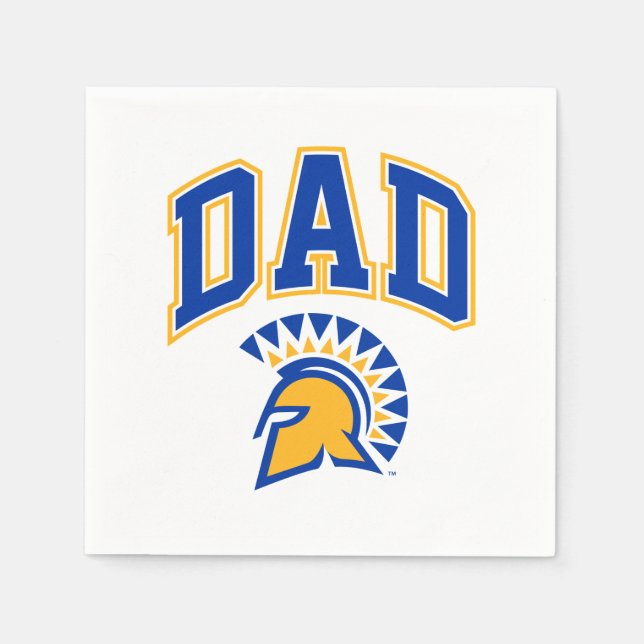 San Jose State Spartans Dad Napkin (Front)