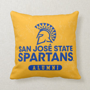 San Jose State Spartans Distressed Cushion